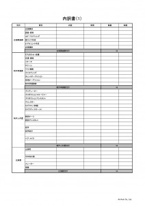 見積内訳　AdArch　動画制作